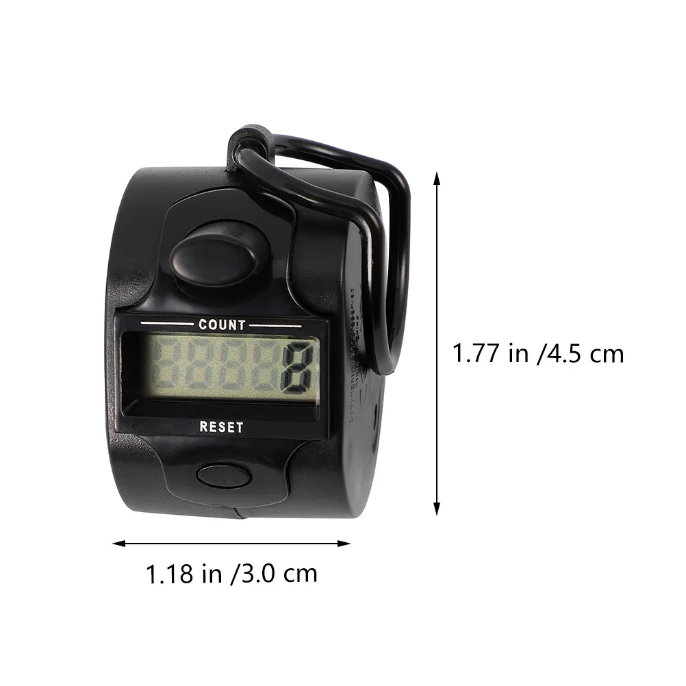 Contatore digitale manuale da 2 pezzi Contatori di conteggio elettronico a 5 cifre Materiale premium Aspetto alla moda portatile