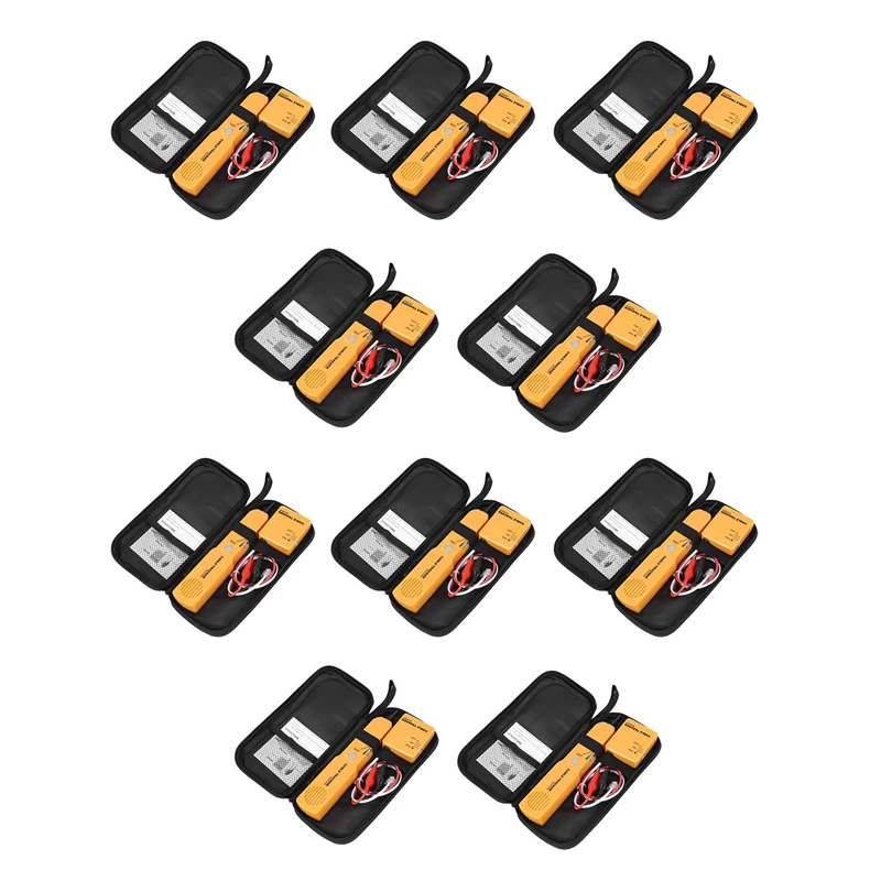 

10X Cable Finder Tone Generator Probe Tracker Wire Network Tester Tracker Kit