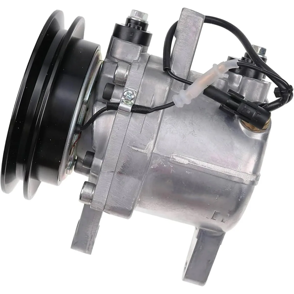 

12V SV06E AC Compressor 447180-6430 447260-5351 447260-5540 Fits for Kubota KX080-3 KX121 KX121-3 Excavator