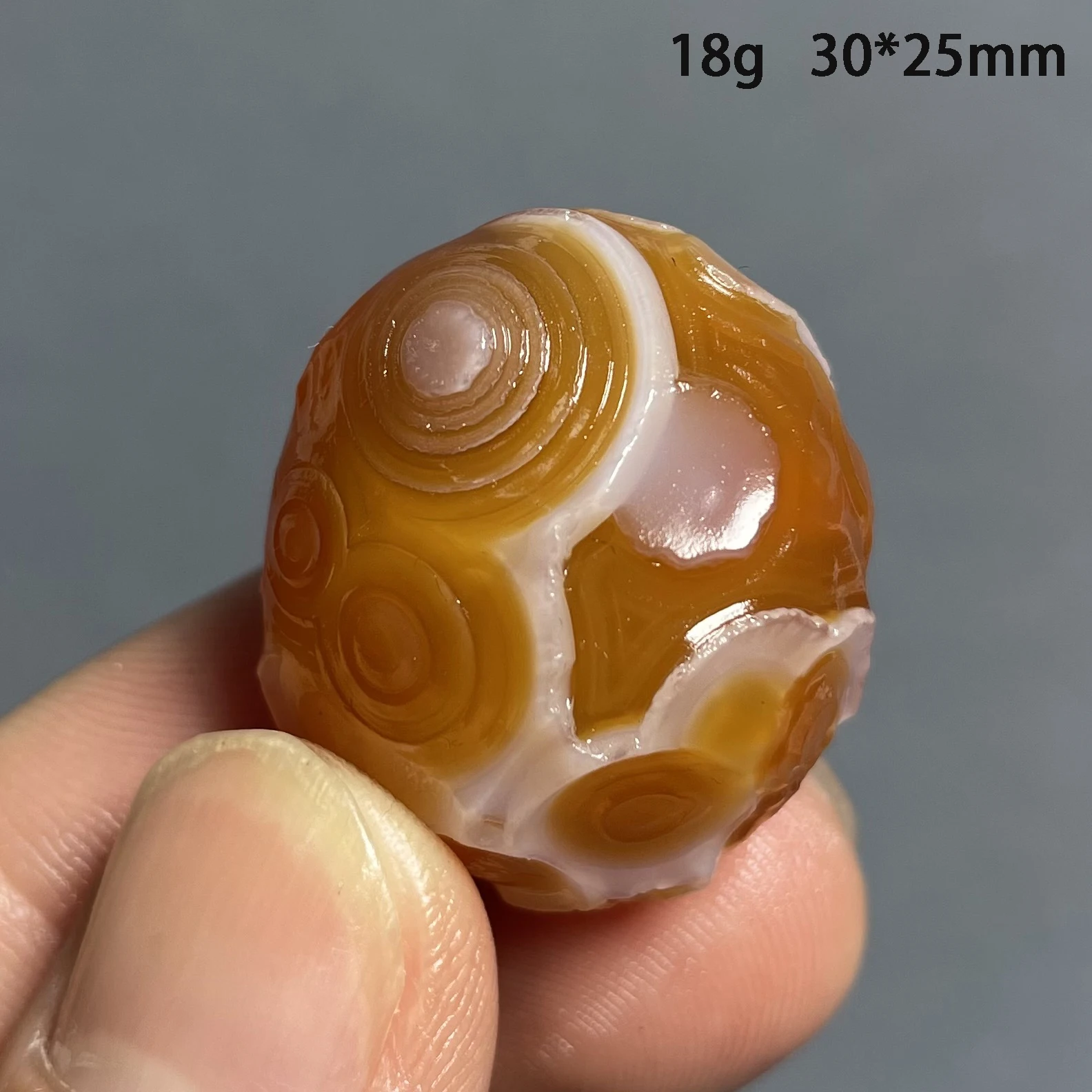 Natural Sardonyx Gobi Agate, Alxa Eye Rock, Mineral Energy Crystal, Chakra Reiki Healing Stone, Garden Decor - view 5