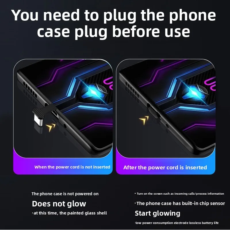 مضيئة الزجاج الذكية مصباح ليد متوهجة جراب هاتف لسامسونج S25 S24 S23 S22 S21 S20 الترا S21/20 FE غطاء حامي الموضة #4