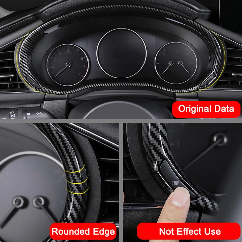 Dashboard Interior Frame Cover Trim Dash Board Moulding Sticker for Mazda 3 Axela BP CX-30 DM Accessories 2020 2021 2022 2023