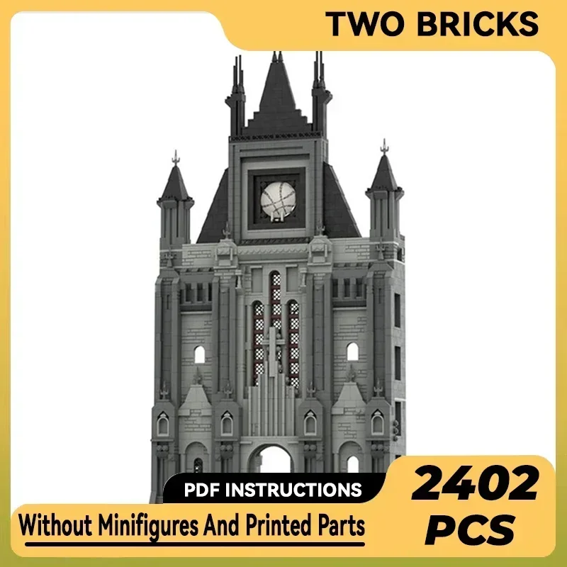 

Games Street View Model Moc Building Bricks Gothic College Technology Modular Blocks Gifts Christmas Toys DIY Sets Assembly