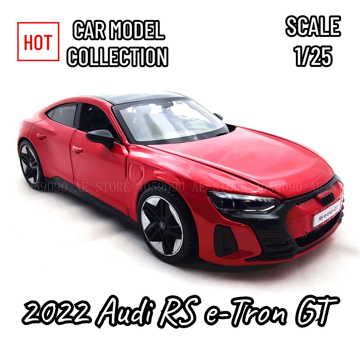 Maisto 1:24 2022 Audi RS e-Tron GT Replica Dream Car Model Authnetic Scale Miniature Toy - Perfect Gift for Ferrari Enthusiasts