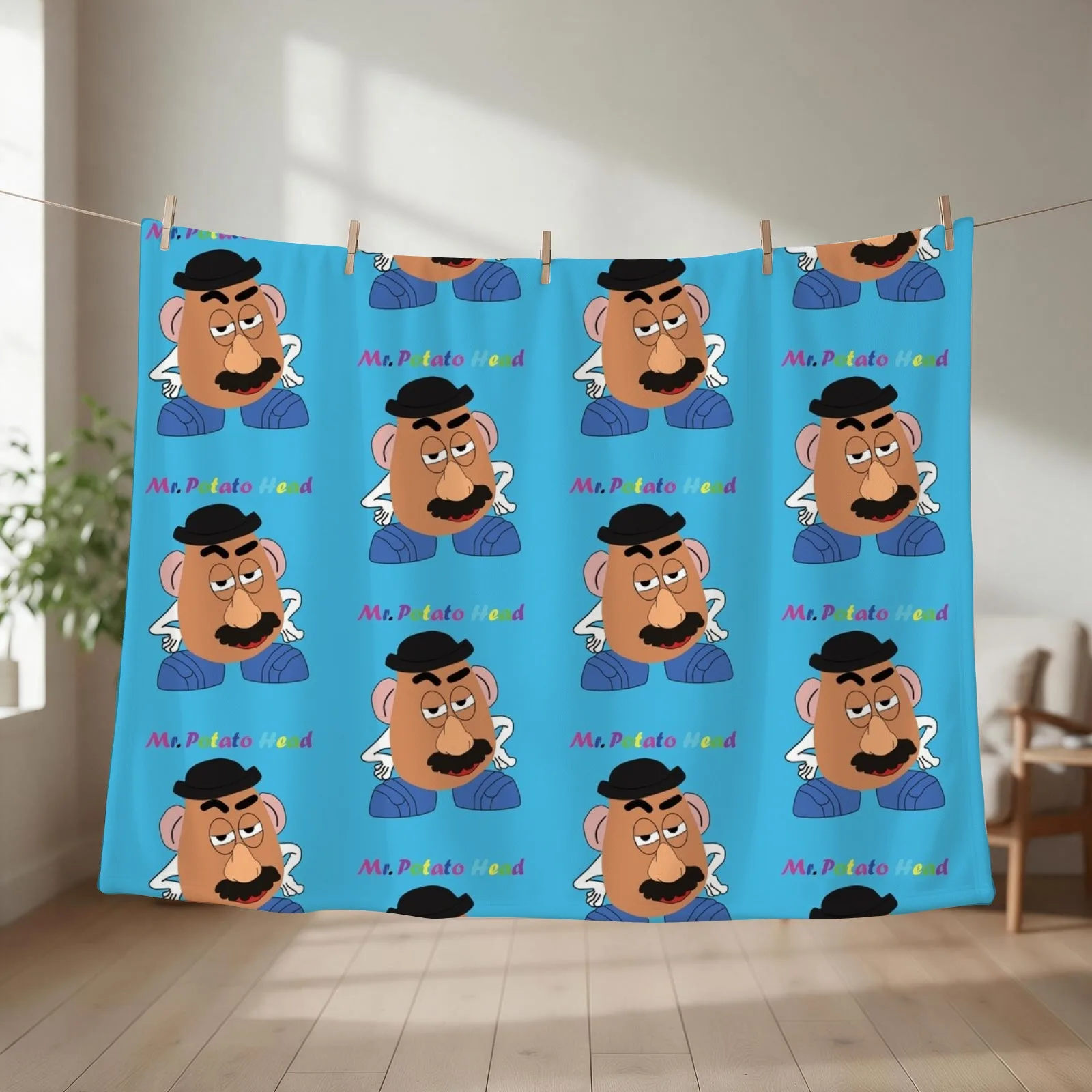mr potato head Throw Blanket Soft Big Furrys Beach Summer Beddings Blankets