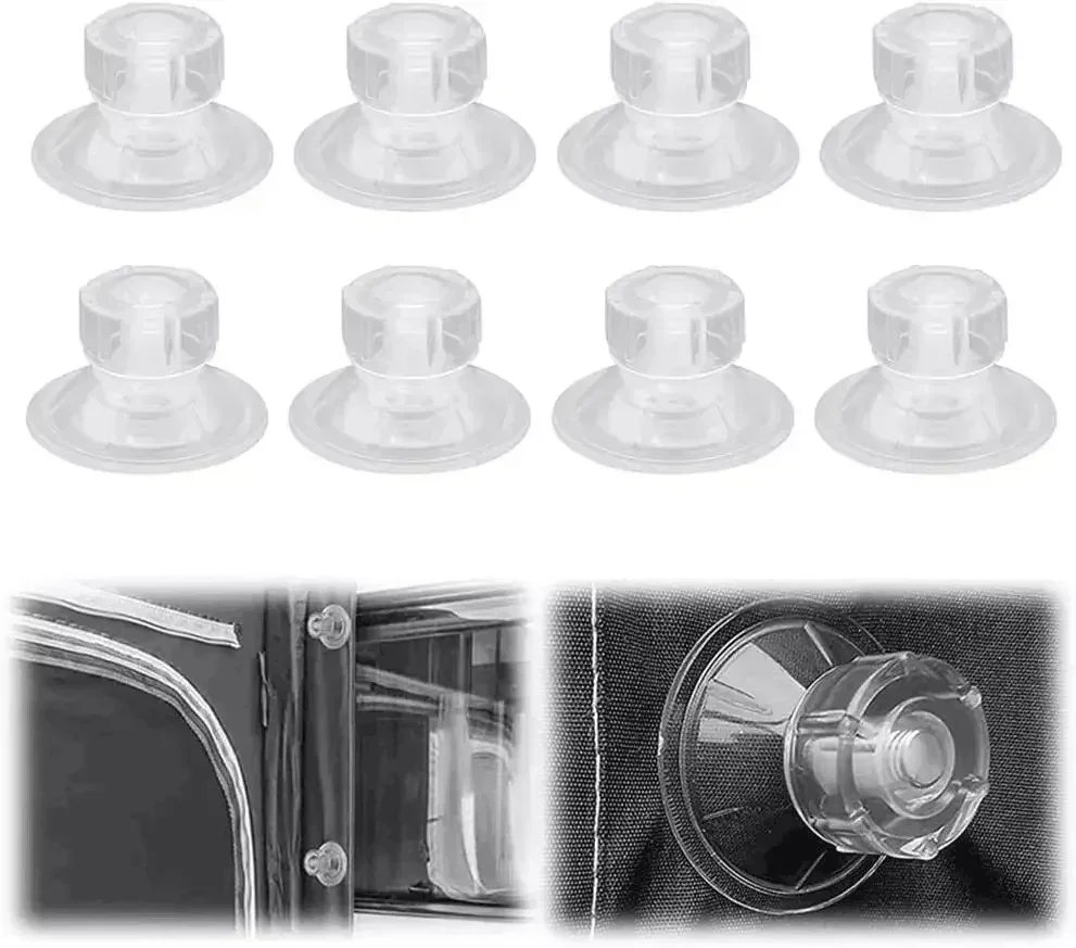 10 Packs High Grip Awning Suction Cup Fixing Pads Caravan Motorhome Organiser Cloth Rack Hooks Camping RV Accessories