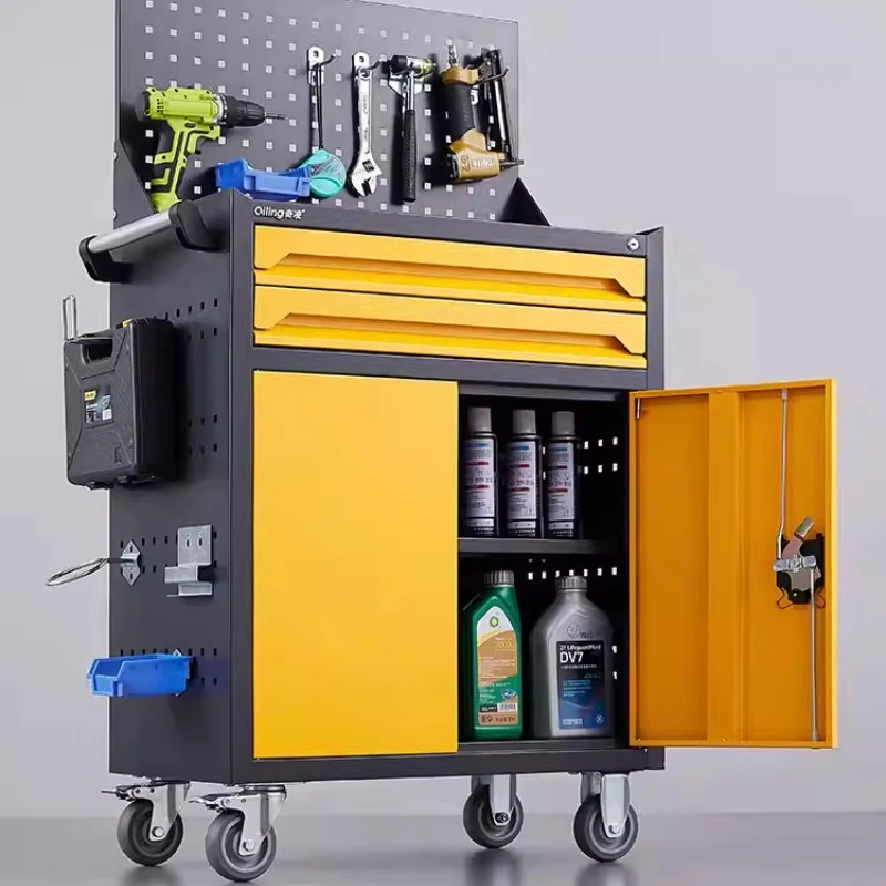 

Мобильная многофункциональная мастерская-тумба для авторемонта и обслуживания, металлический верстак-тележка MH40GJG