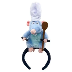 Ratatouille Hairpin Disney Series Headdress Remy Plush Toy Wide-brimmed Headband Decoration Creative Household girl gifts