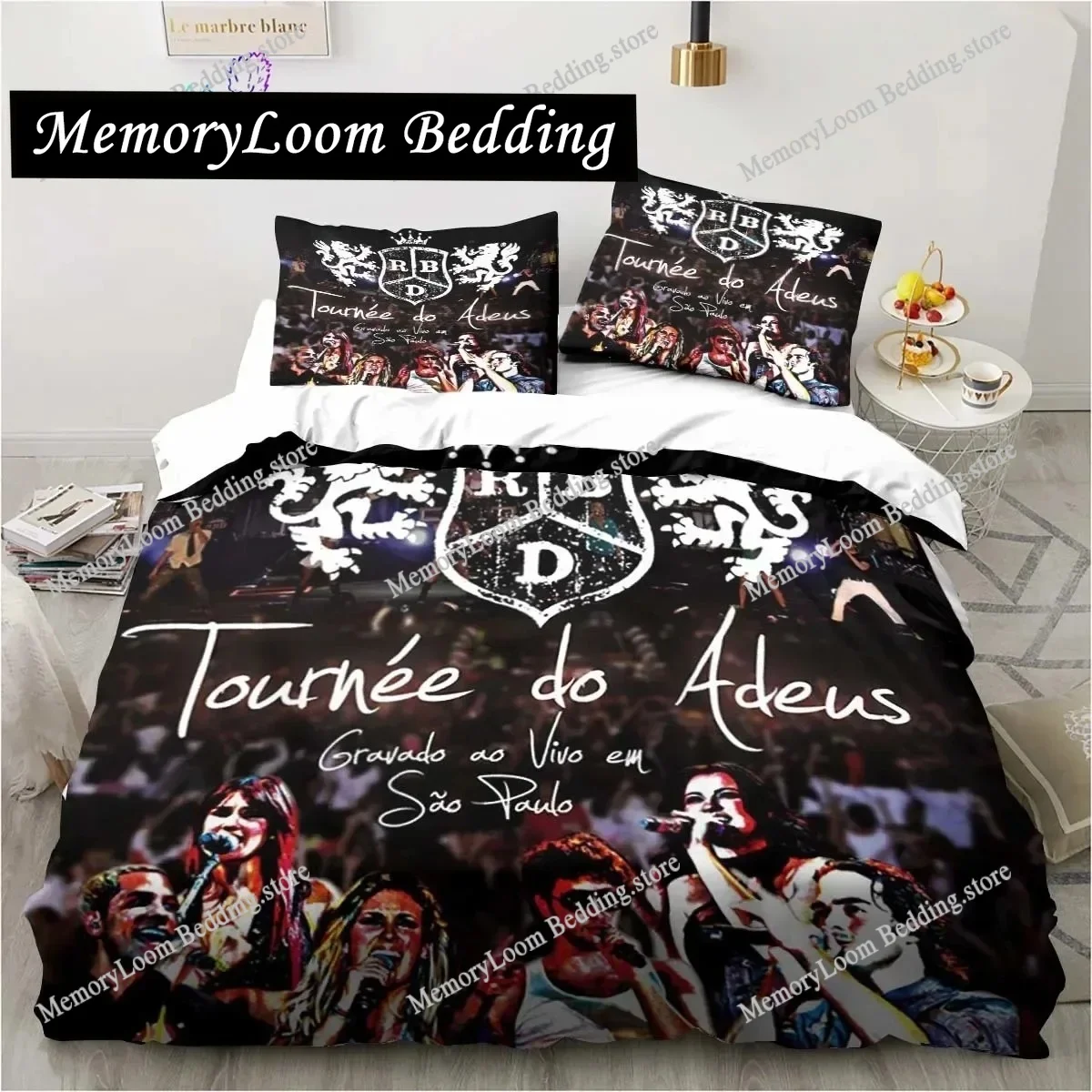 

Band RBD Bedding Set Single Twin Full Queen King Size Bed Set Adult Kid Bedroom 3D Print Bedding Music Lover Gift
