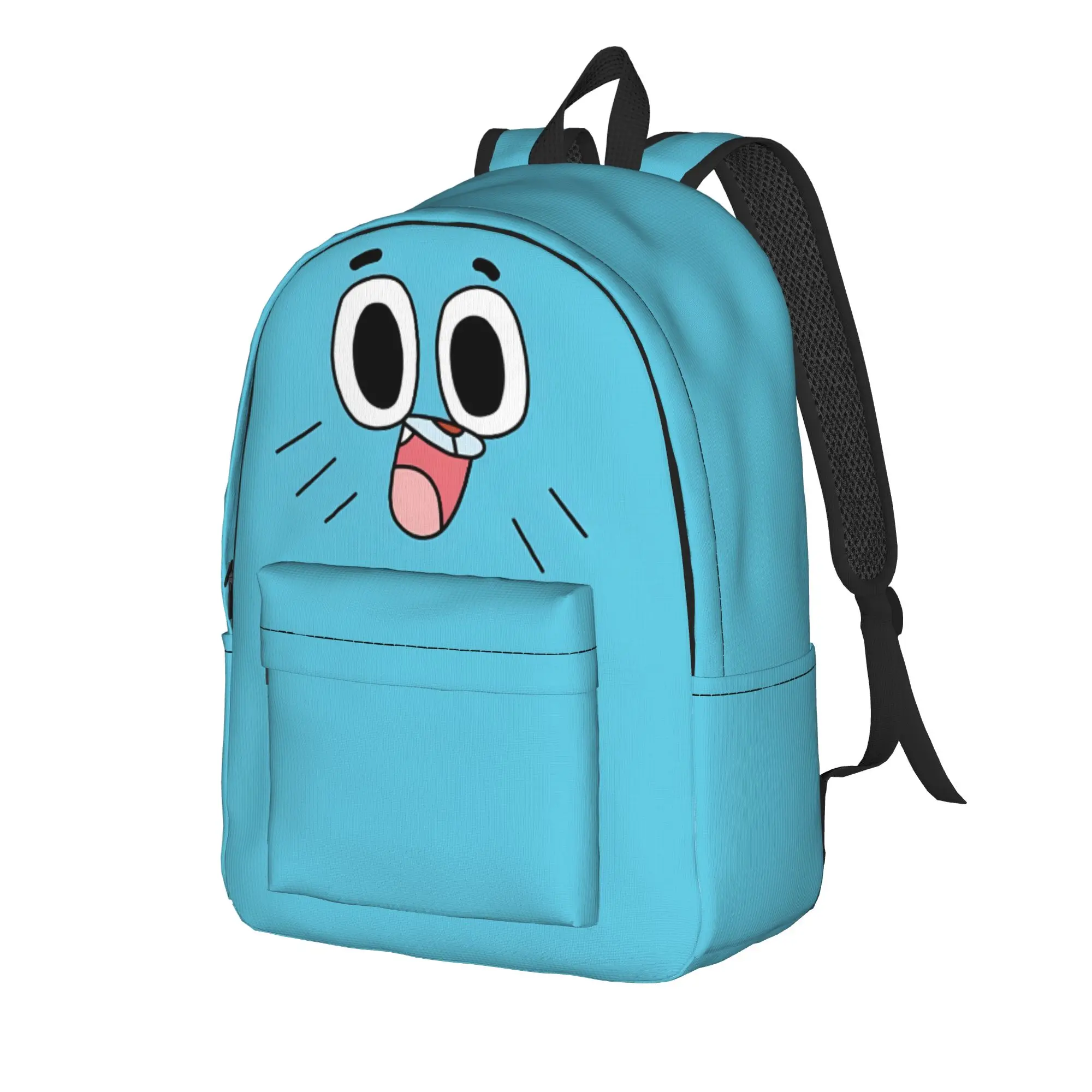 Gumball Gum Ball Watterson Amazing Cartoon Backpack Women  Durable Backpacks Polyester Kawaii High School Bags Cycling Rucksack