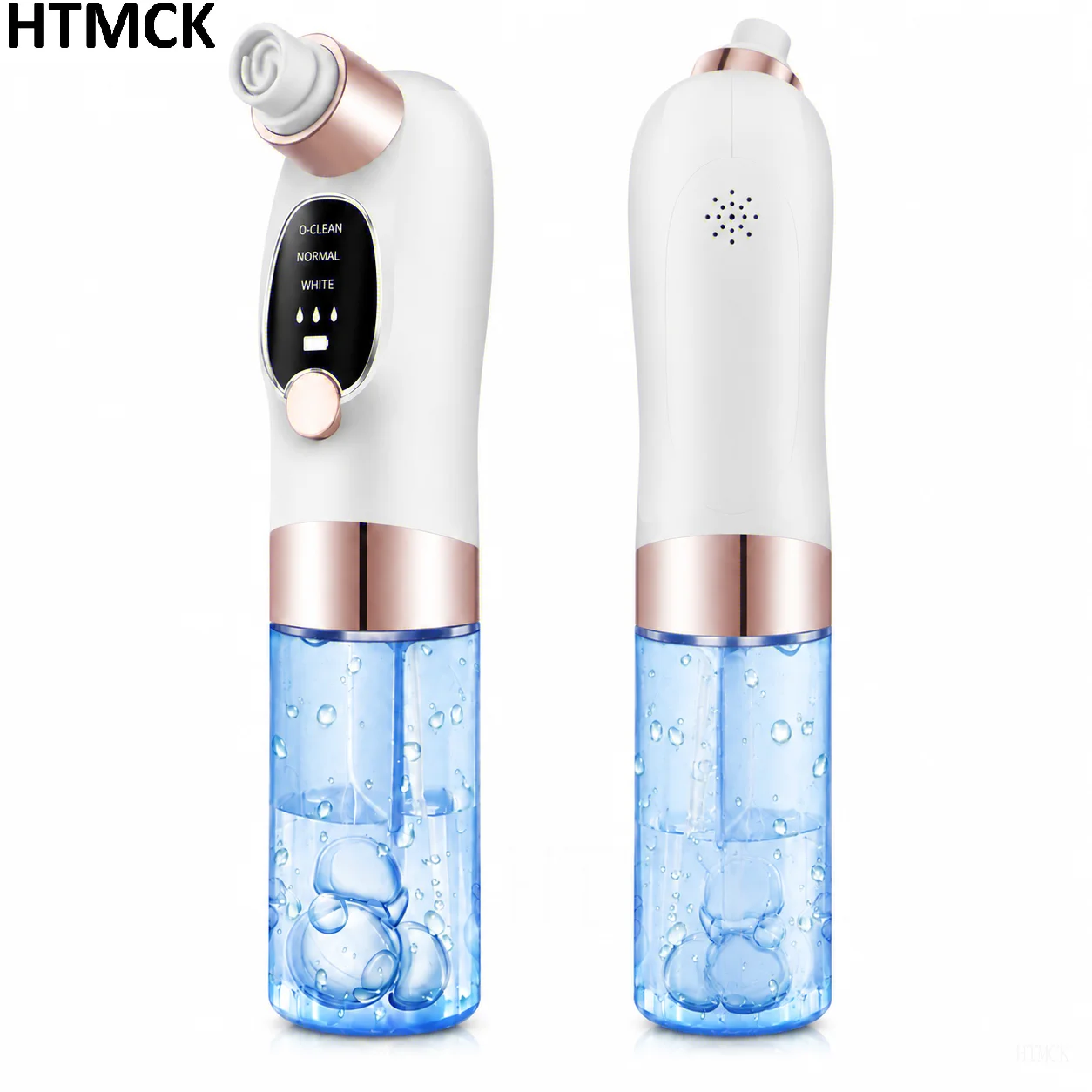 HTMCK Blackhead Cleaner Portable USB Charging Beauty Device with 5 Probes Facial Pore Cleaner for Gentle And Safe Skin Cleaning