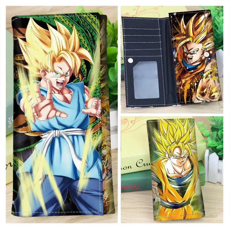 

Anime Dragon Ball Series PU Material Coin Purse Cartoon Character Creativity Printing Fashion Personality High-capacity Wallet