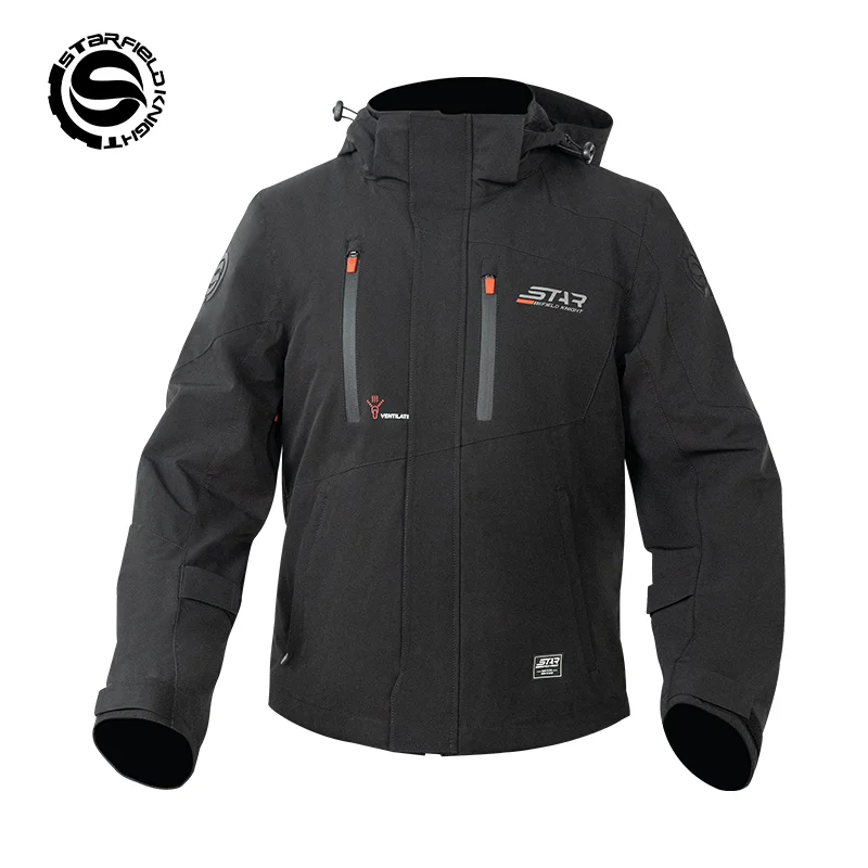 Star Field Knight High Quality Motorcycle Jacket Summer Breathable 2026 New Men's Riding Clothing Winter Warm Cotton Inner Liner