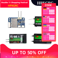 FlySky FS-iA6 FS-iA6B FS-iA10B FS-X6B Receiver For FS-i6 i6X i6S i10 TH9A Transmisor RC Control Remote Parts FPV Drone