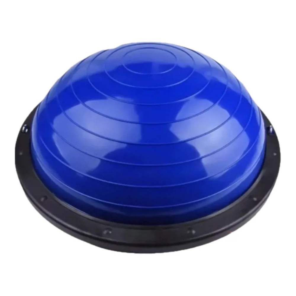 46cm Bosu Ball Half-Sphere Thickened Balance Trainer Ball Anti-burst Explosion-Proof Pilates Ball Stability Ball Home Gym