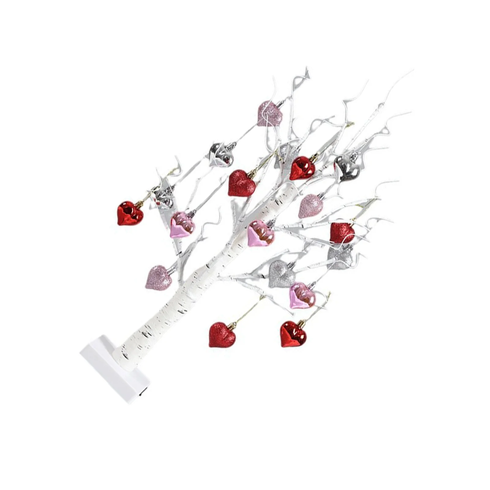DIY Valentines Trees Lamp Full Of Heart-Shaped Decor Enhancing Romantic Experiences In Any Space Date Nights ABS