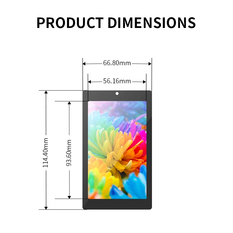 ESP32-P4 4.3 بوصة 480*800 IPS HMI وحدة LCD شاشة عرض لوحة اللمس JC4880P443 كاميرا واي فاي بلوتوث لاردوينو LVGL
