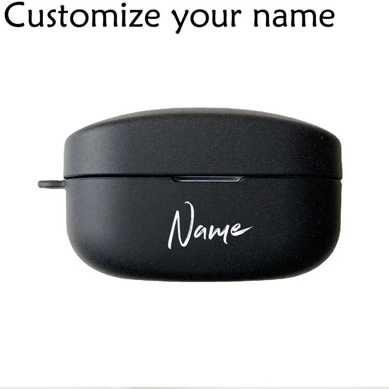 شخصية اسم الطباعة الحال بالنسبة لسوني WF-1000XM4 للصدمات البلاستيك الصلب قذيفة لسوني WF-1000XM4 يغطي اسم مخصص