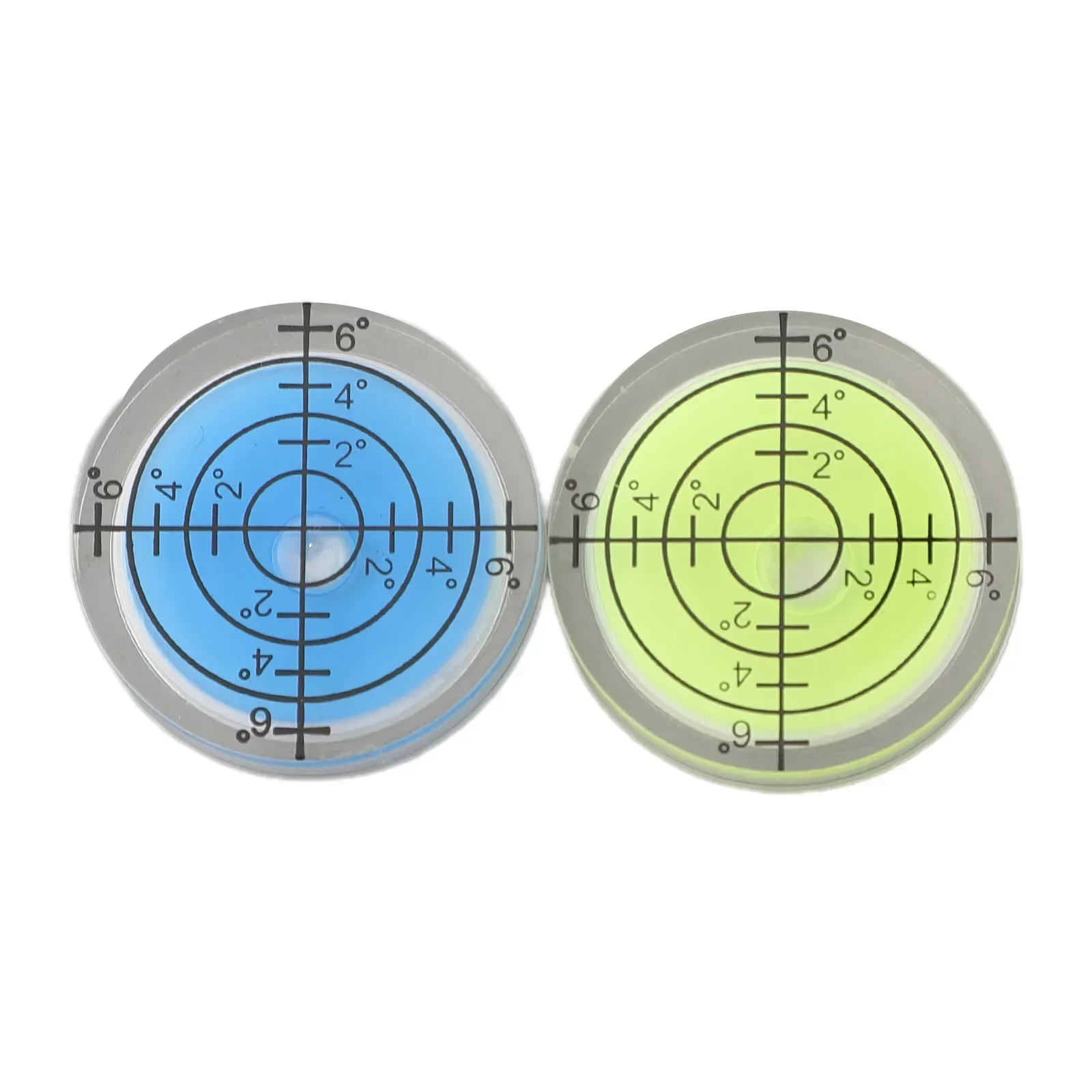 2pcs 32mm Bubble Leve Round Horizontal Bubble Level High Precision Bubble Level Bulls Eye Horizontal Level For Desktop Wooden