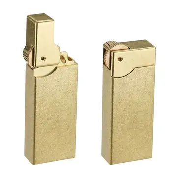 קלאסי רטרו Kowtow גלגל שחיקה שמן מצית פליז חומר דלק מצית נייד לאיסוף מתנות קטנות לגברים 8 best sales מצית רטרו - №1