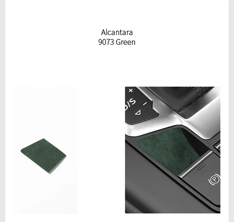 Für Audi A5 F5 A4 S4 S5 B9 Sport 2016+ Handbremsknopf-Verkleidungsaufkleber, Auto-Innenausstattung aus Alcantara, Autozubehör – Detail 8