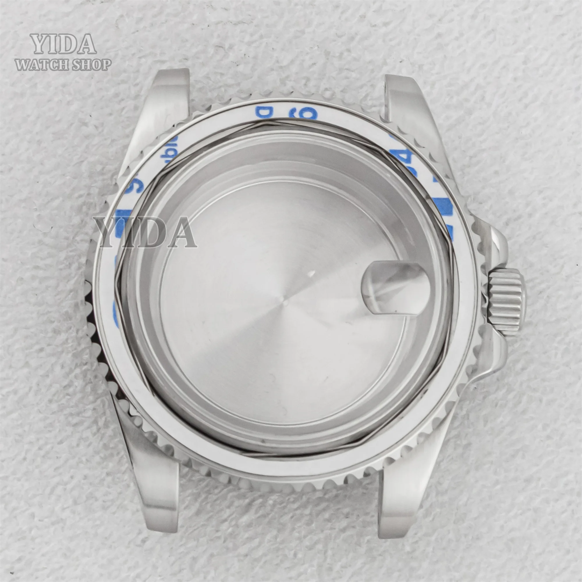 

40MM Sapphire Glass NH35 Case With Date Stainless Steel Solid Back 10ATM Waterproof For SUB NH36 Movement Watch Accessories