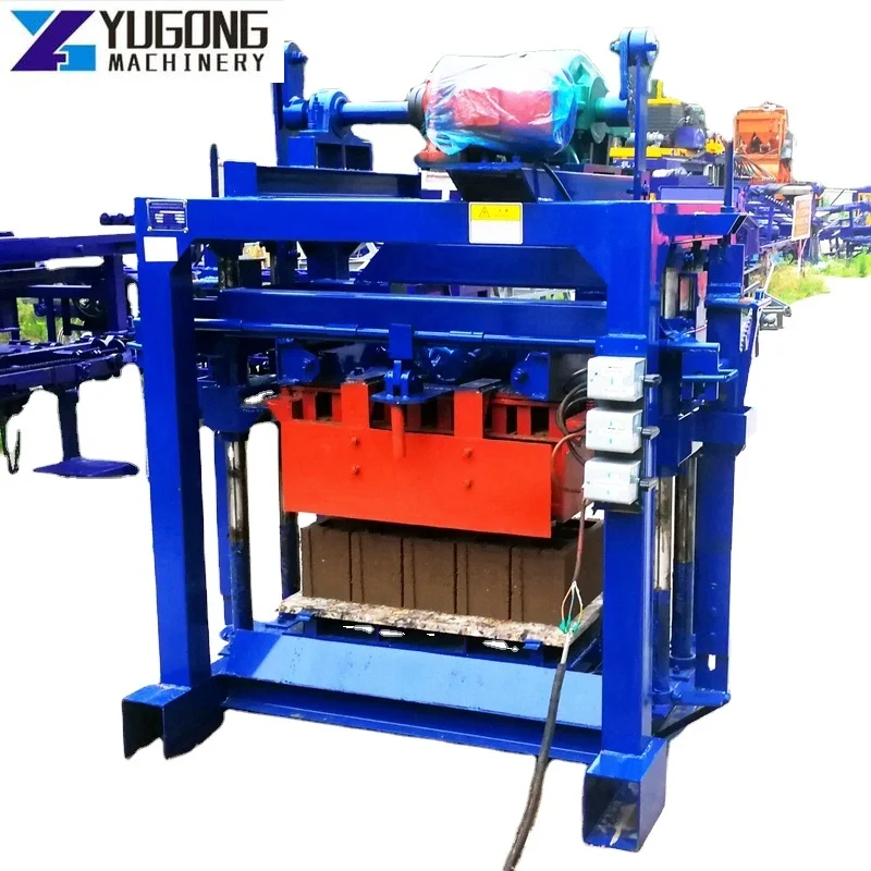 YG QT4-24B Semi Automatic Brick Block Making Machine Machinery