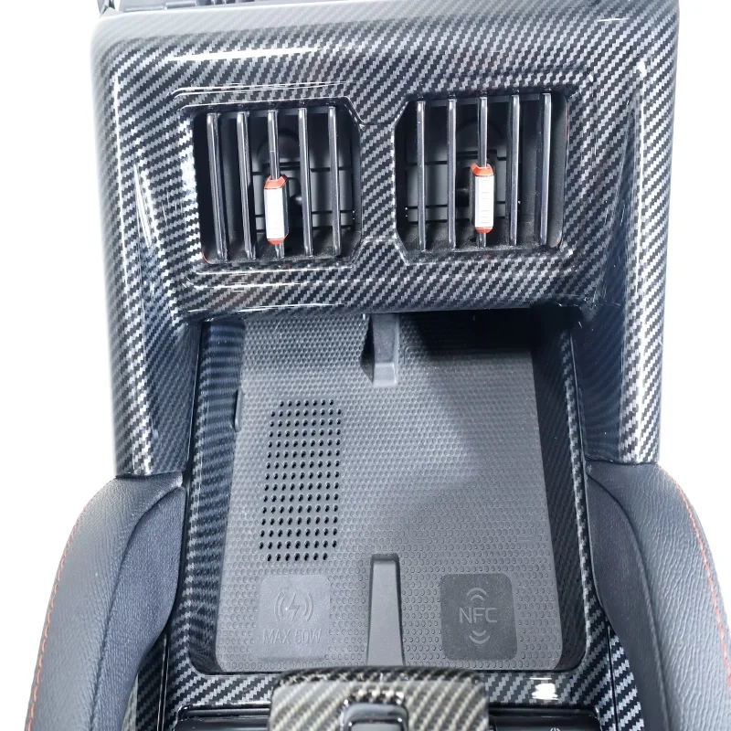 For BYD Shark 6 2024 2025 2026 ABS Instrument Panel Center Air Conditions Outlet Cover Middle AC Vent Cover Interior Accessories