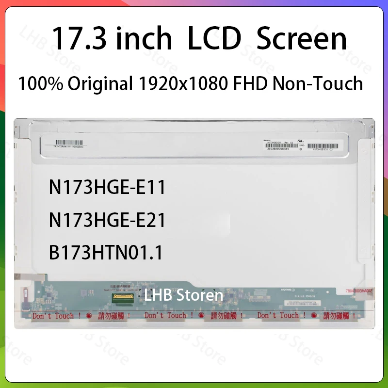 

17.3 Inch Laptop LCD Screen N173HGE-E11 N173HGE-E21 B173HTN01.1 For ASUS G74SX-A1 FX71 MSI GL72 GP72 GS70 Display Matrix Panel