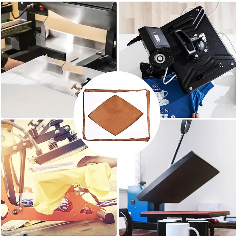 Better Quality 2Pcs Wrap Cover for Heat Press, 16 x 20 Inch Wrap Cover Heat Resistant Reusable Heat Press Wrap Cover