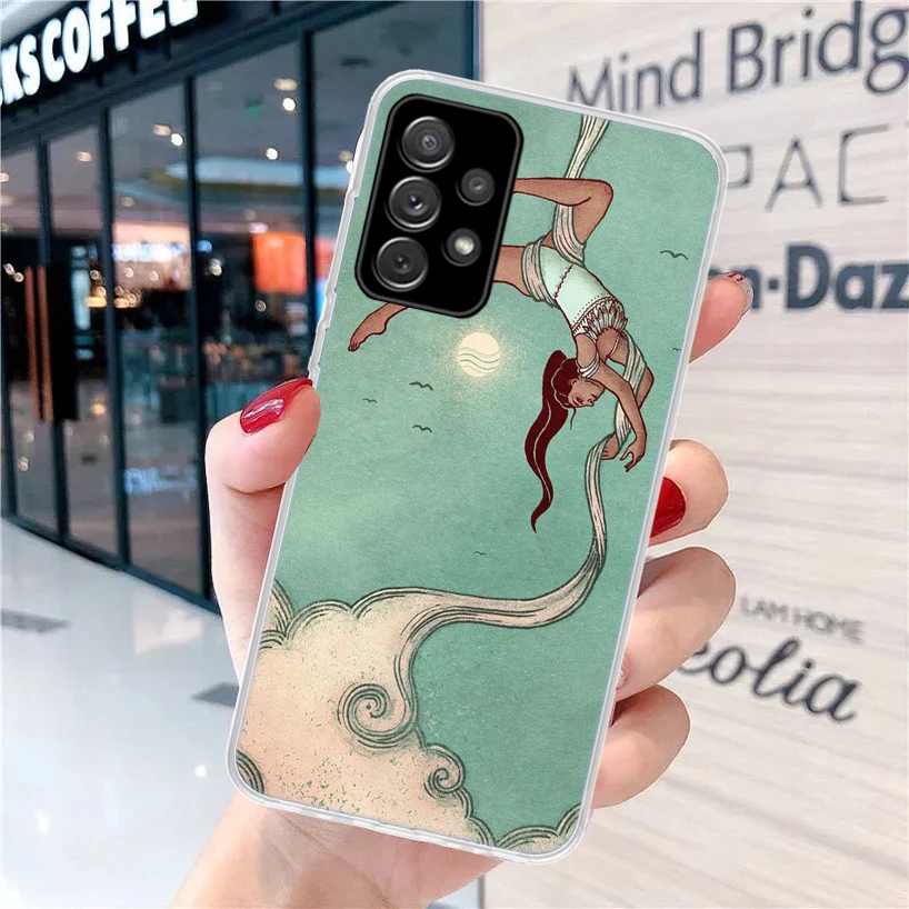 Pole Dancer Dancing Soft Phone Case for Samsung A55 A54 A53 A52 A15 A14 A13 A12 A25 A24 A23 A22 A35 A34 A33 A32 A03S A02S A04S P