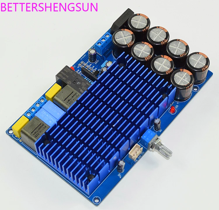 

High-power Class D TDA8954 dual-channel HIFi digital fever power amplifier board 210W+210W