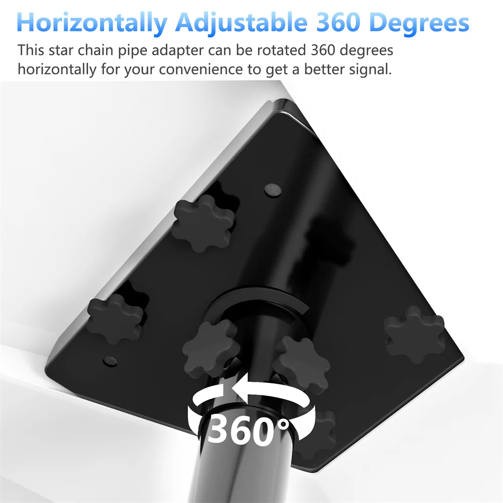 Starlink Gen3 Pipeline Adapter Connector Mounting Kit Rod/Plate Roof Bracket installation Installation Accessories Gen3/V3 Mount