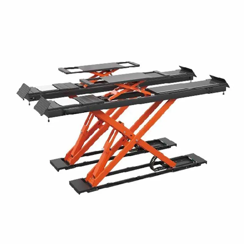 Double Cylinder Hydraulic Scissor Lift Platform Trolley with Boom Lift 3 Ton Capacity 72.8in Lift Height for Car Repair Tools