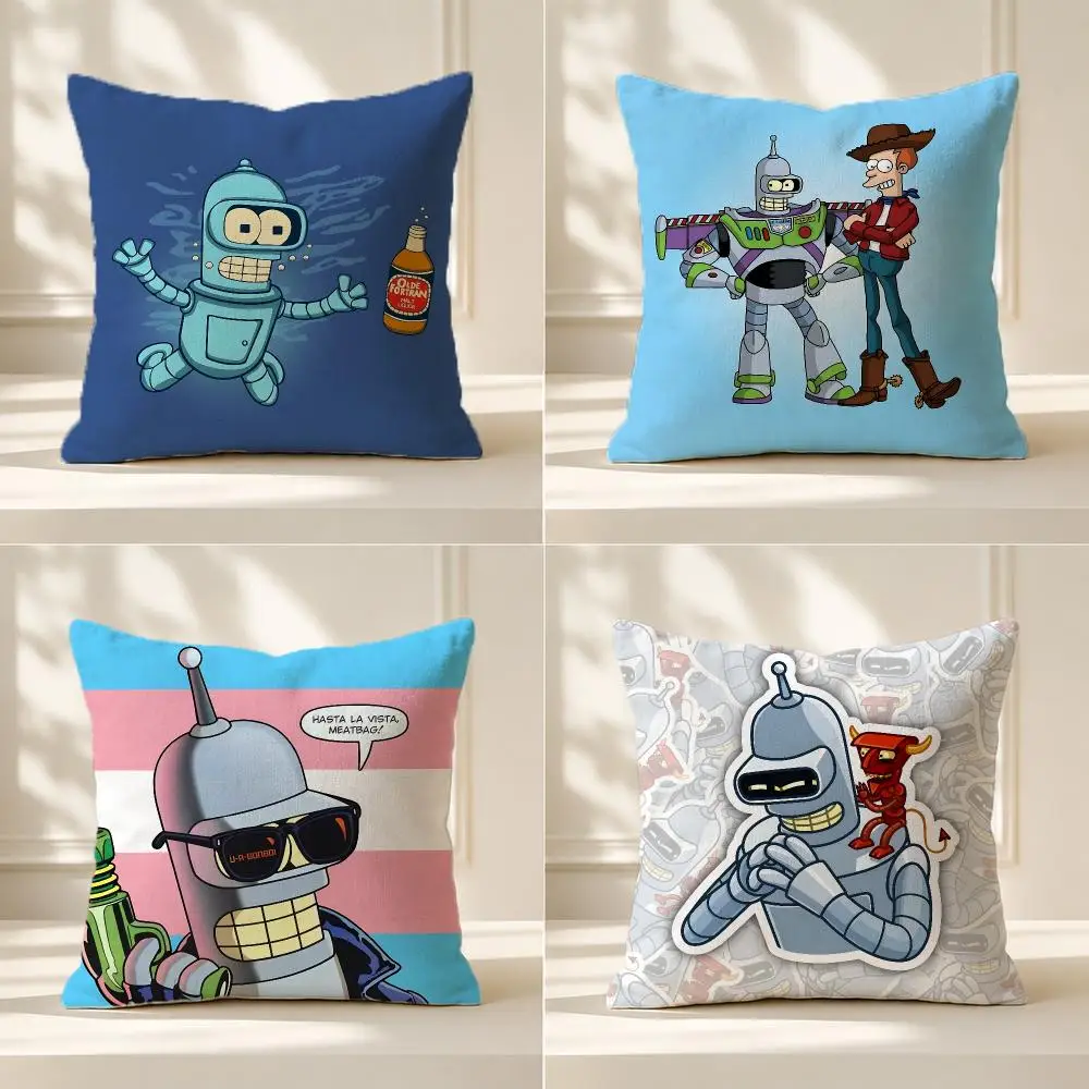 series Futurama Cushion Cover Pillow Cover Nordic Minimalist Throw DoubleSided Print Cushion Case for Sofa Bedroom Decor