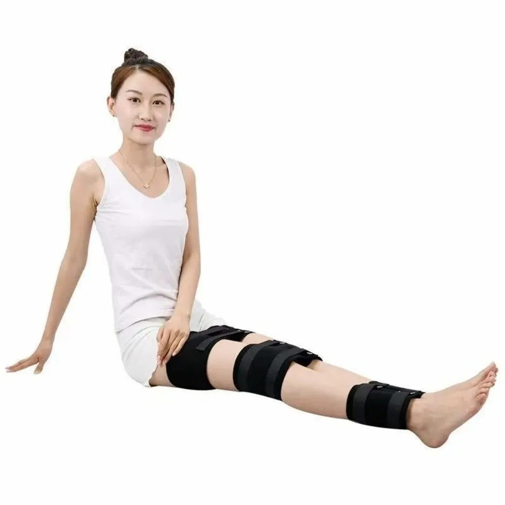 3Pcs/Set Adjustable Legs Posture Corrector Black Effective Legs Correction Belts Legs Protectors Comfortable