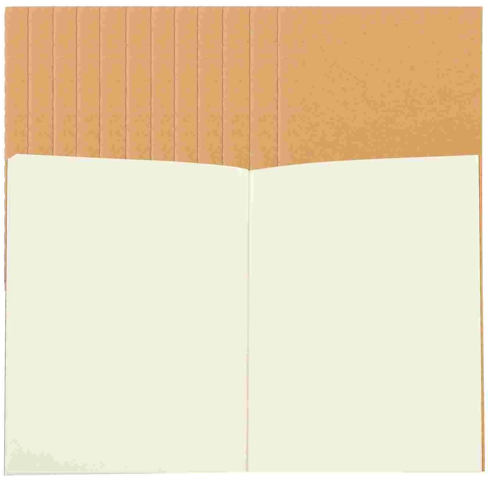 

Blank Spiral Notebook The Kraft Journal Paper Mini Diary Notebooks Cover Travel Child