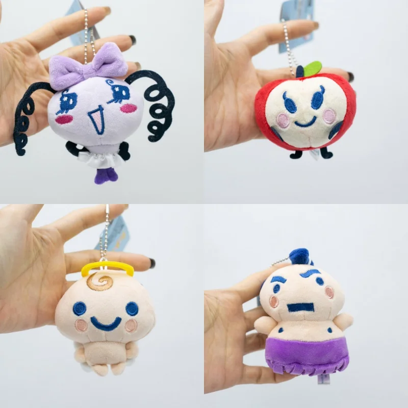 Figuras de Dibujos Animados Originales de Tamagotchi, Muñecos de Peluche de Mametchi, Otometchi, Kuchipatchi, Colgantes, Llaveros, Adornos Coleccionables