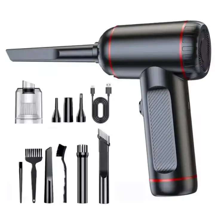 

Multifunctional USB Charging Wireless Electric Compressed air duster Vacuum Cleaner 2in1 Portable Mini air duster Vacuum Cleaner