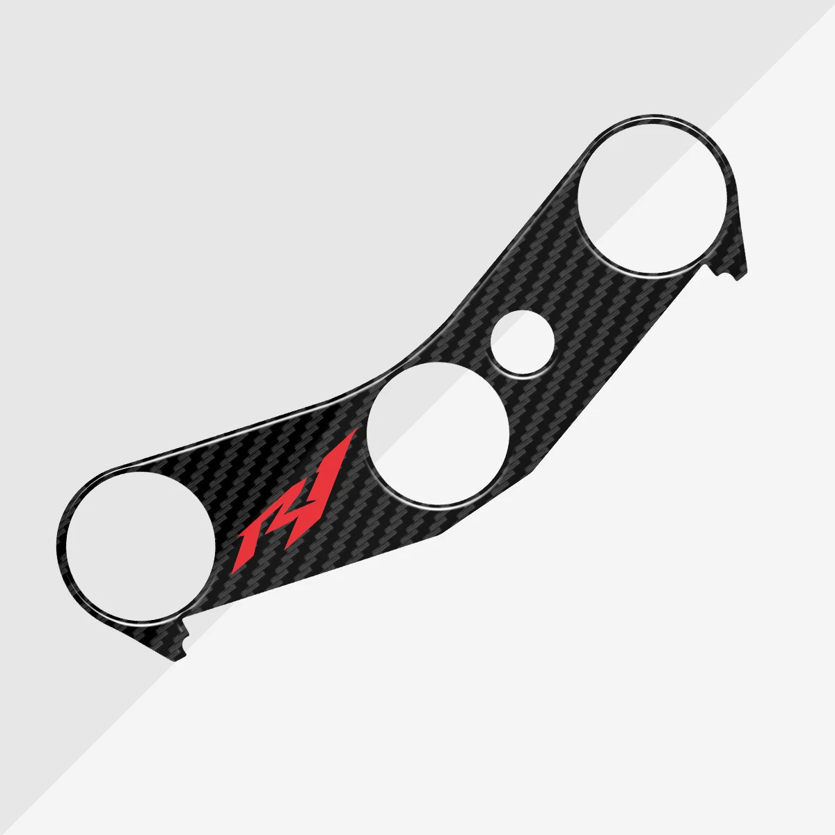 3D Resin Motorcycle Carbon Fiber Stickers Top Triple Clamp Yoke Case for YAMAHA YZF-R1 R1 2002 2003 2004 2005 2006