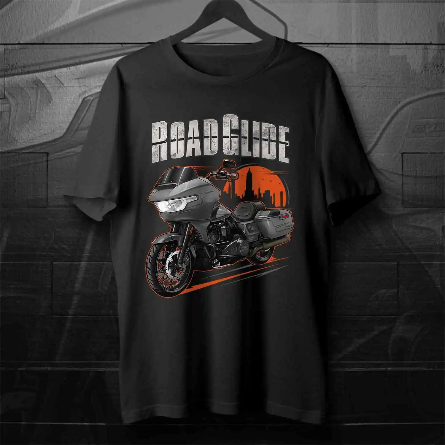 

Harleied Davidsonned Road Glide CVO Black Print T-shirt T-Shirt