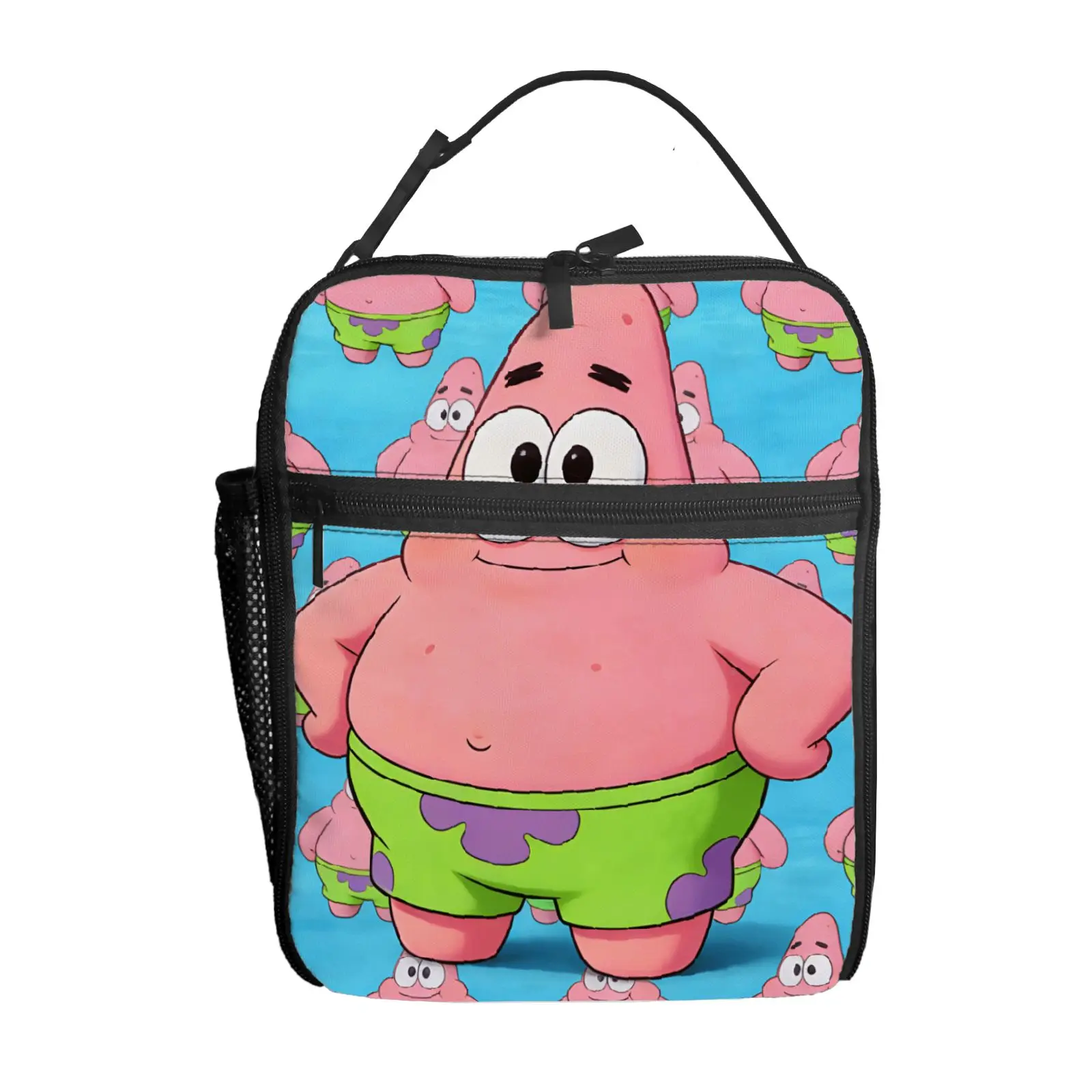 

1pc SpongeBob and Patrick Star Lunch Bag Handbag High-Quality Cute Casual Party Picnic School Gift for Daily Use