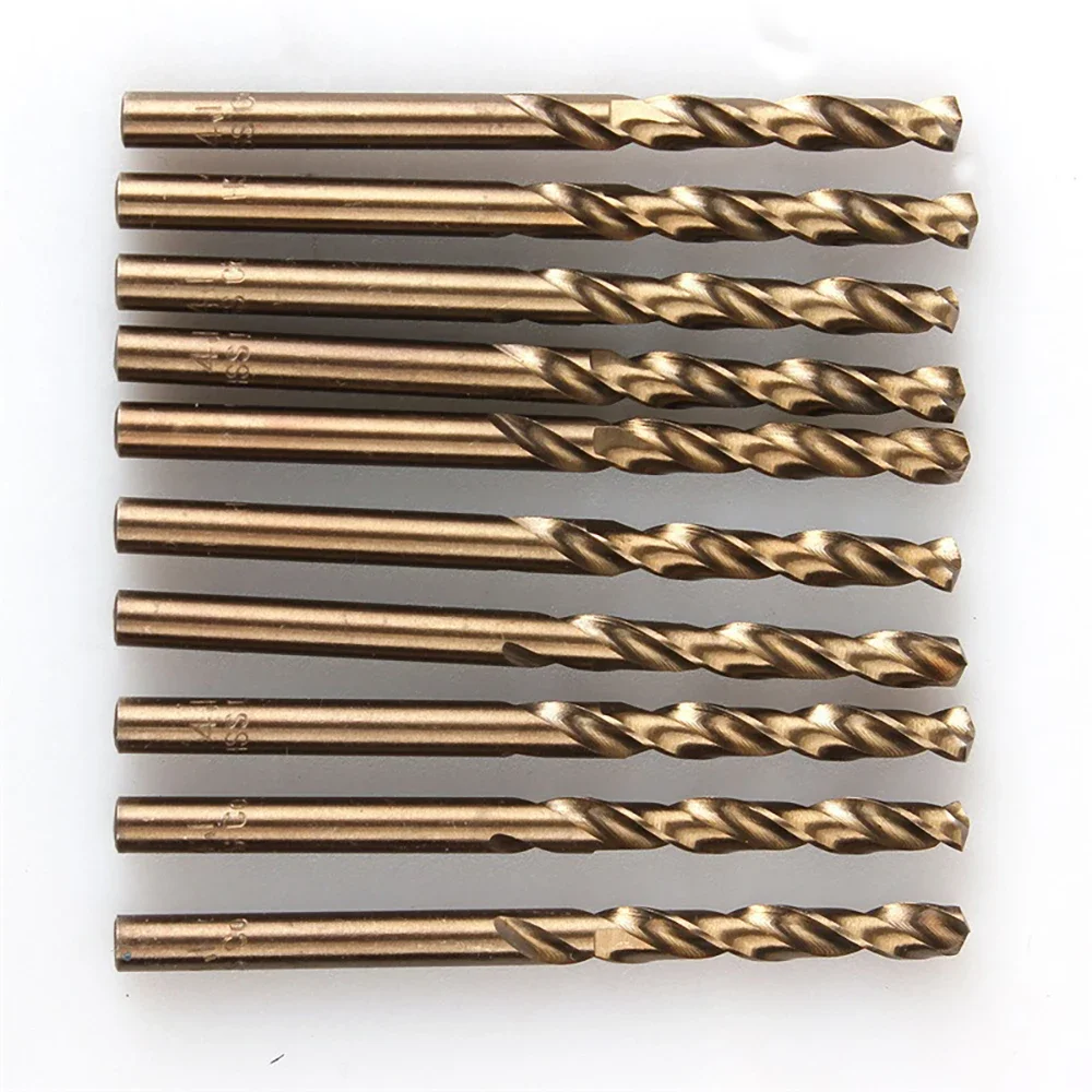 

High Speed Steel Ti-plated Twist Bit Titanium Coated Drill Bits Tool High Quality Power Tools 1mm 1.5mm 2mm 2.5mm 3mm