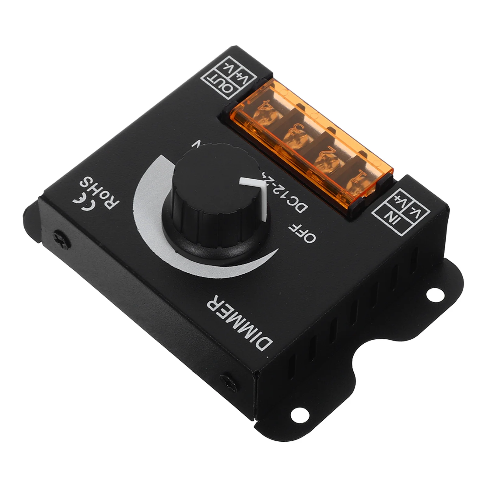 

LED Strip Brightness Controller Manual Knob Dc 12V-24V Adjustable Single Color LED Lighting Dimmer Knob Dimming Light