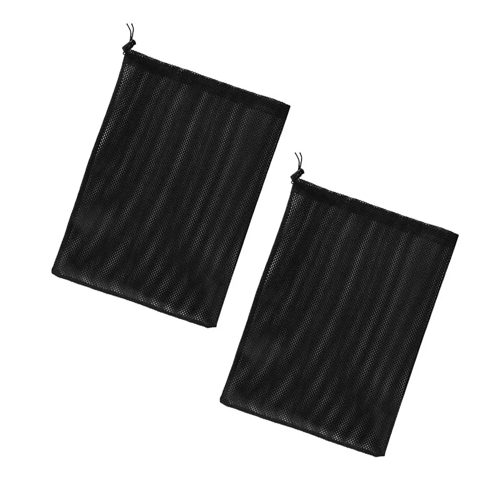2Pcs Heavy-Duty Polyester Pump Filter Bag for Pond Aquarium Swimming Pool Mesh Drawstring Debris Barrier Bag Long-Lasting