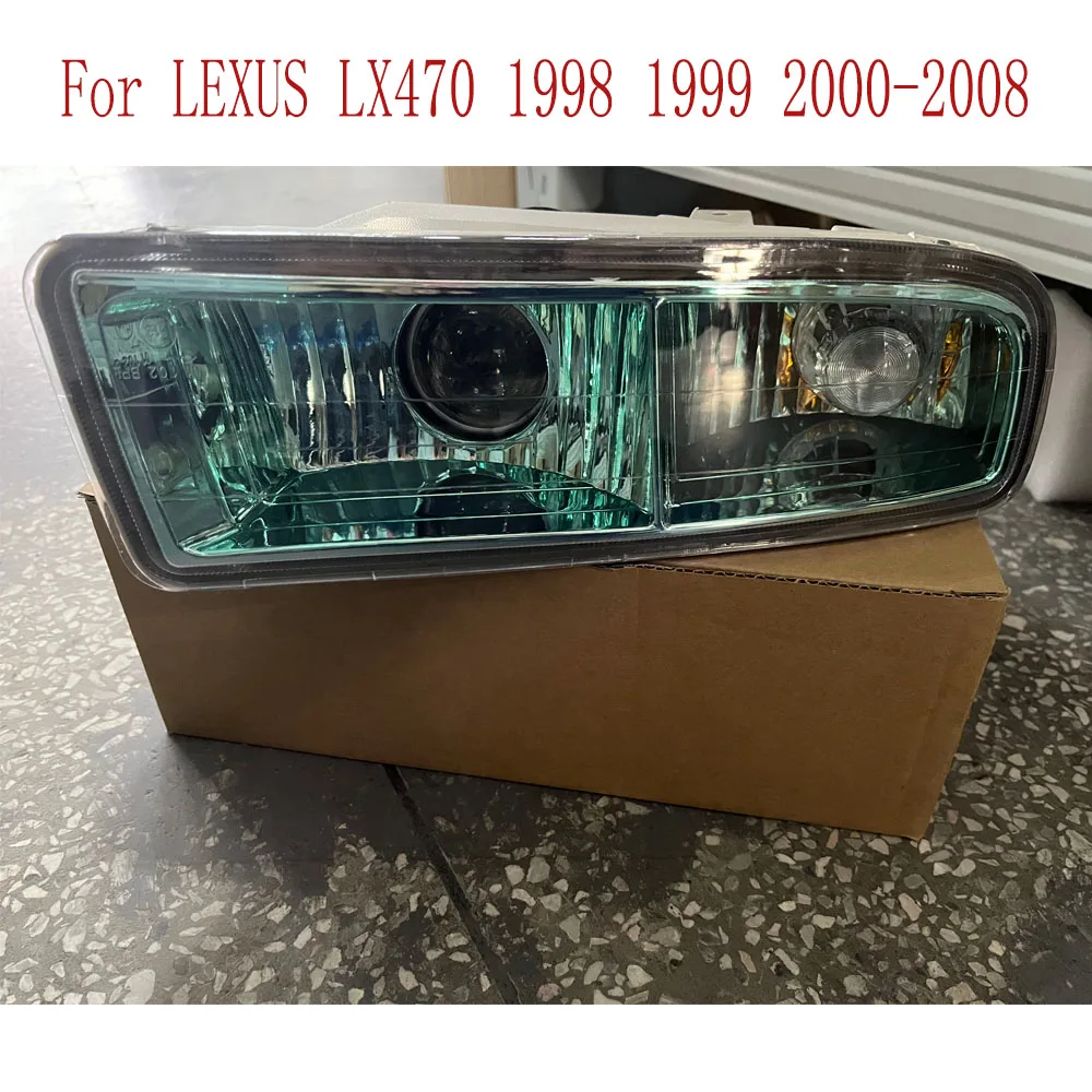

Left Right Front Bumper fog light Driving Lamp headlight Car light FogLamp For LEXUS LX470 1998 1999 2000-2008 Fog Lamp Assembly