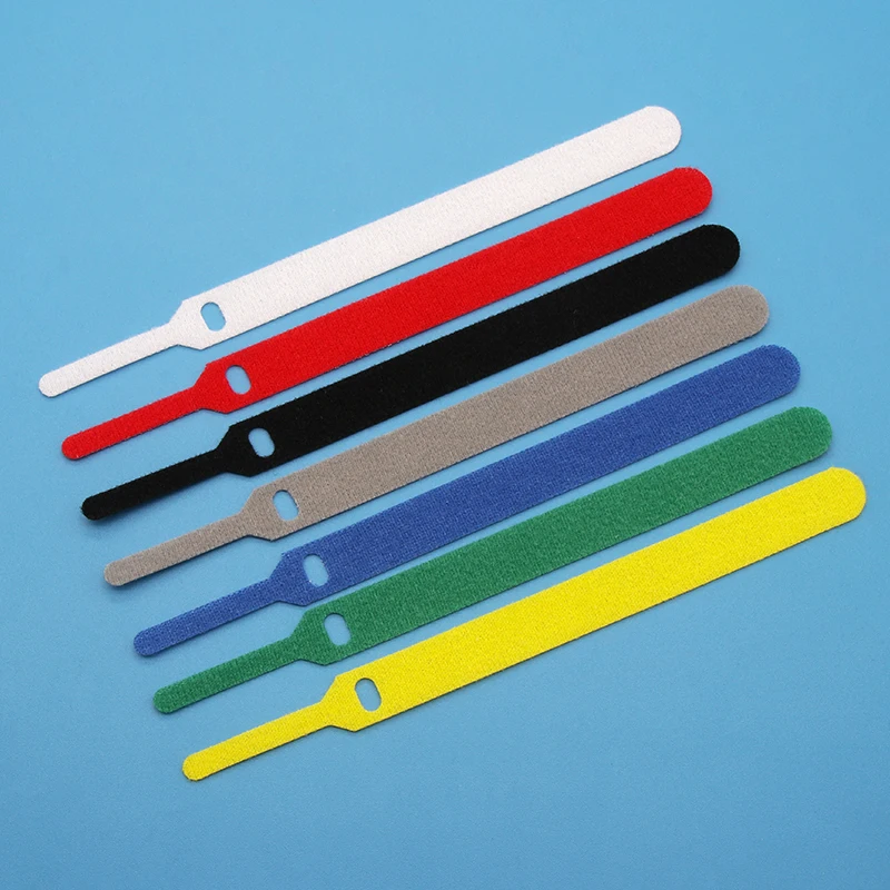 150mm Self-adhesive Nylon Magic Tape Backless Data Line Strap Colorful Magic Stickers Backpackers Hikers Line Belt DIY
