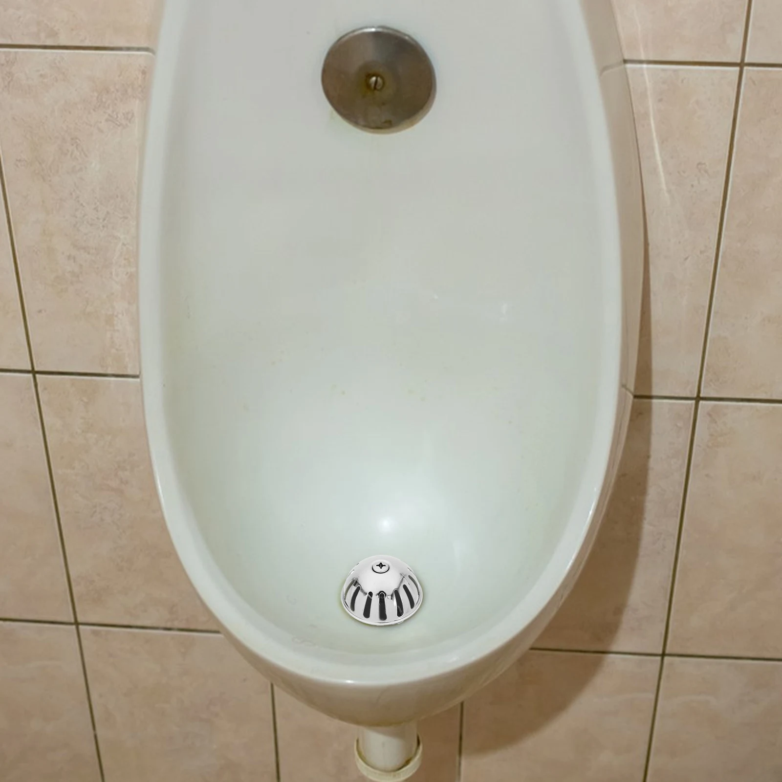 

Urinal Funnel Cover Stainless Steel Bathroom Accessories Splash Prevention Easy Installation Universal Fit Strainer Plug Urine