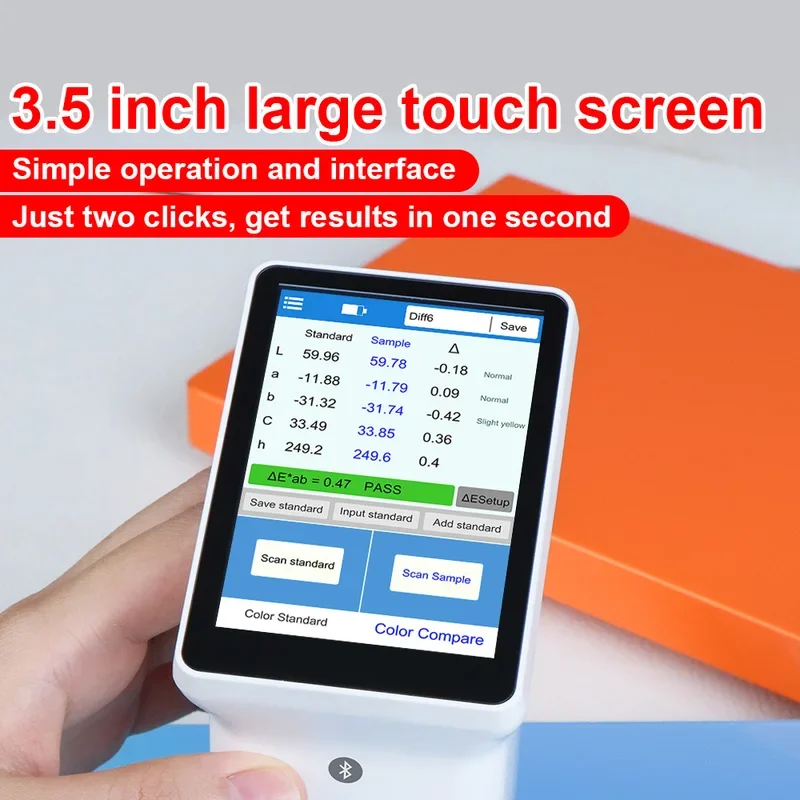 Digital Colorimeter Portable Colormeter LS173 D/8° Professional Linshang Color Measuring Device for Car Paint