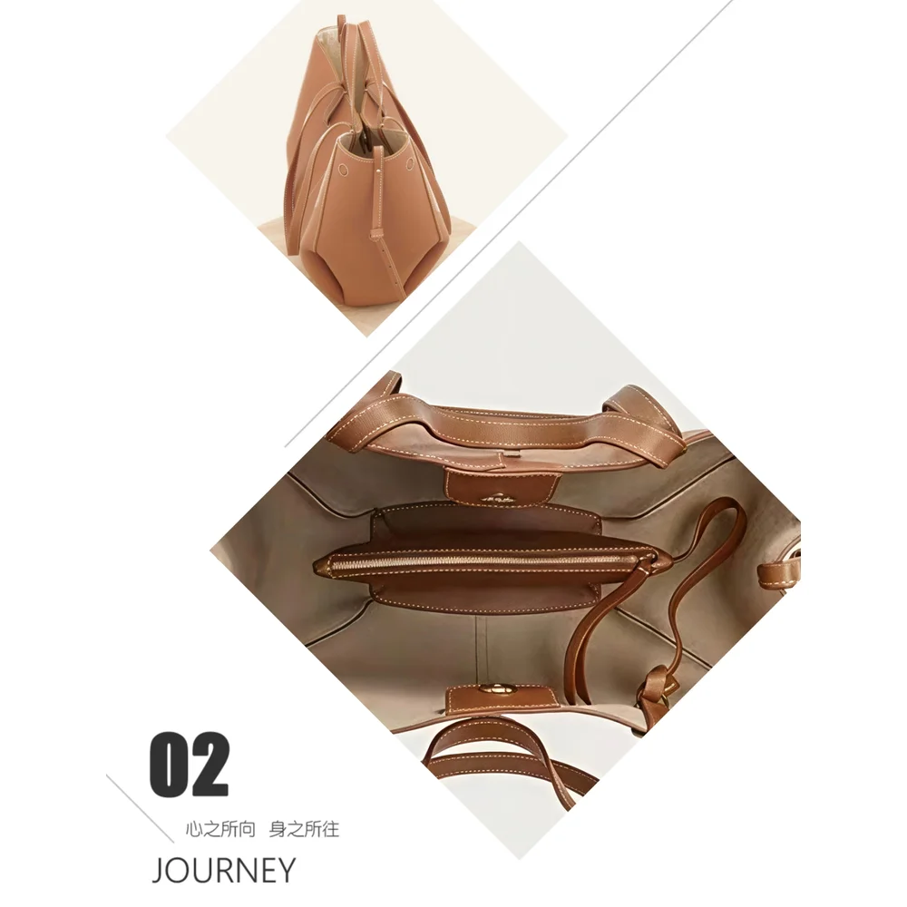 european-and-american-retro-large-wing-tote-bag-large-capacity-hand-held-bucket-bag-single-shoulder-women's-bag